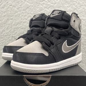 Air Jordan 1 Retro High OG TD 5C Satin Black/Grey FD5305-010 NEW